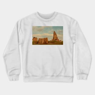 Ruins - Campagna of Rome by Albert Bierstadt Crewneck Sweatshirt